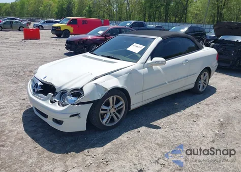 2008 Mercedes-Benz Clk 350 из США, поврежденный, VIN WDBTK56F08F238261